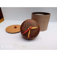 Holzuhr/Tischuhr/Schreibtischuhr/Bürouhr/Wohndeko/Bürodeko/Geburtstagsgeschenk/Geschenk Für Sie/Geschenk Ihn/Handgemachte Uhr von GioWoodAccesories
