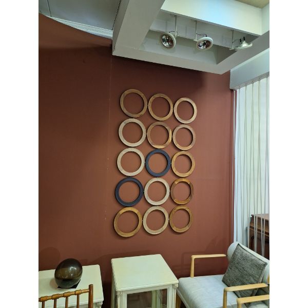 Dekorative Holzringe – Walnuss und Ahorn Holz Deko, Giorgetti von Giorgetti