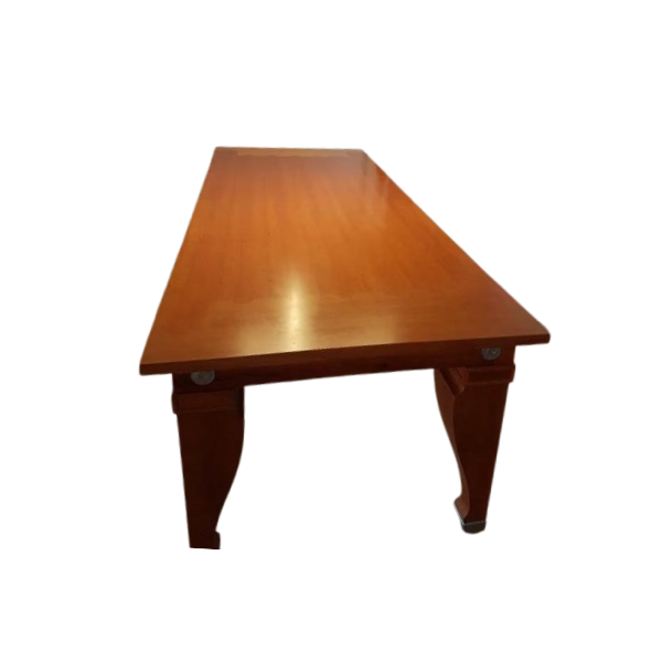 Rechteckiger Kirschholz-Esstisch Mens Magna von Leon Krier (1990er Jahre), Giorgetti von Giorgetti