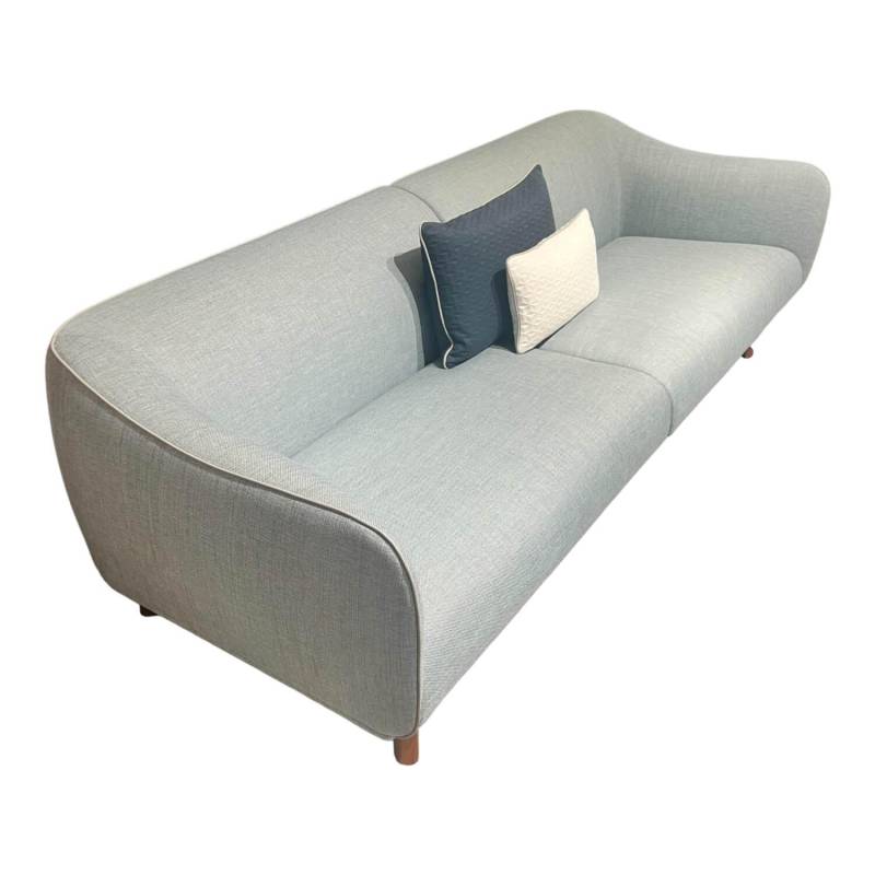 Sofa Drive Stoff D Cielo 6356 Blau mit 2 Kissen von Giorgetti