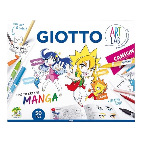 GIOTTO F582300 Set, bunt, A4 von GIOTTO