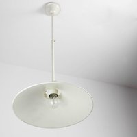 Deckenlampe Weiß Gold Shabby Chic aus Echt-Messing von Giovanni Battista