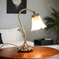 Florale Tischleuchte Tischlampe E14 von Ghidini Giovanni Battista