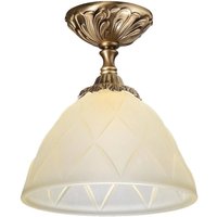 Jugendstil Deckenleuchte Deckenlampe Beige von Giovanni Battista