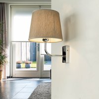 Messing Wandleuchte E27 Beige Silber elegant von Ghidini Giovanni Battista