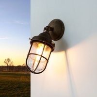 Wand Außenleuchte echtes Messing Bronze von Giovanni Battista