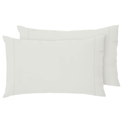 Giovanni Dolcinotti | Set mit 2 bunten Kissenbezügen mit Überschlag und Zickzack-Finish – 50 x 80 cm – 100% Baumwolle – Made in Italy – Perlgrau – Modell Toronto Giovanni Dolcinotti | Set mit 2 bunten Kissenbezügen mit Überschlag und Zickzack-Finish – 50 x 80 cm – 100% Baumwolle – Made in Italy – Perlgrau – Modell Toronto von Giovanni Dolcinotti MADE IN ITALY