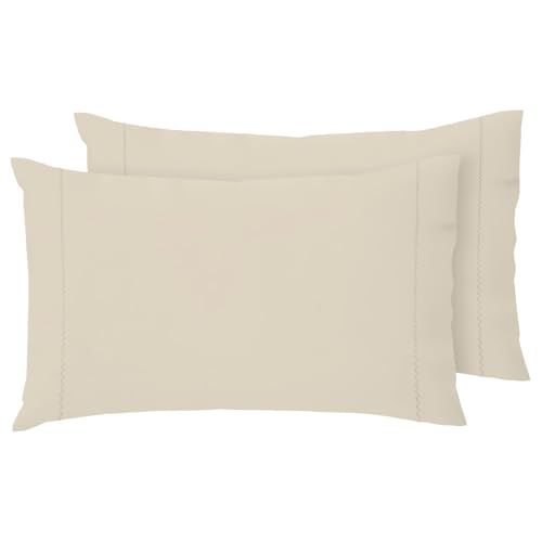 Giovanni Dolcinotti | Set mit 2 bunten Kissenbezügen mit Überschlag und Zickzack-Finish – 50 x 80 cm – 100% Baumwolle – Made in Italy – Sand – Modell Toronto Giovanni Dolcinotti | Set mit 2 bunten Kissenbezügen mit Überschlag und Zickzack-Finish – 50 x 80 cm – 100% Baumwolle – Made in Italy – Sand – Modell Toronto von Giovanni Dolcinotti