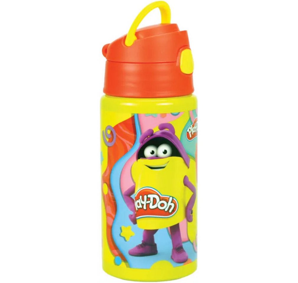 Giovas Trinkflasche Play-Doh Happy Aluminiumflasche mit Haken 500 ml Giovas Trinkflasche Play-Doh Happy Aluminiumflasche mit Haken 500 ml von Giovas