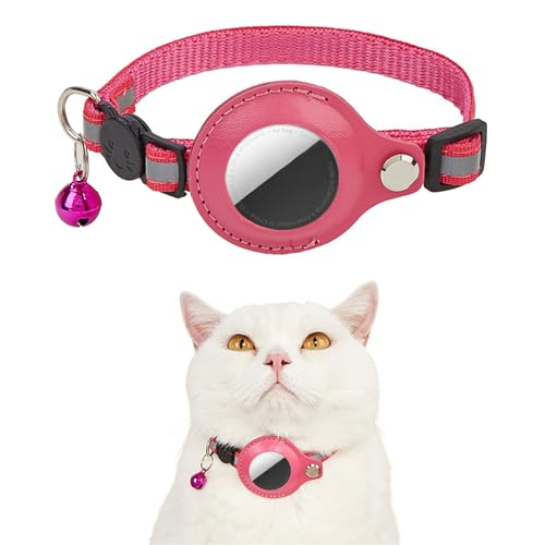 Lopotitchat GPS-Halsband für Katzen, Anti-Würgehalsband mit und Glocke, für alle Größen von Katzen (kein Ortungsgerät im Lieferumfang enthalten) von Gipfelfreund