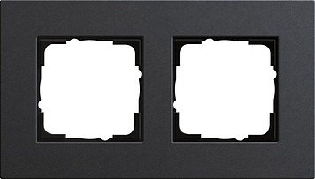 Gira 0212226 Abdeckrahmen Esprit Linoleum-Multiplex 2-Fach, anthrazit Gira 0212226 Abdeckrahmen Esprit Linoleum-Multiplex 2-Fach, anthrazit von GIRA