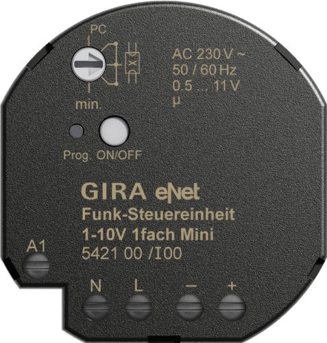 Gira Funk Steuereinheit Mini 1 10 V eNet 542100 von GIRA