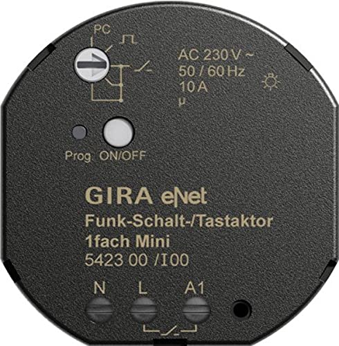 Gira 542300 Funk Schalt Tastaktor Mini 1-Fach eNet von GIRA