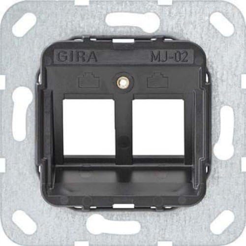 Gira 560200 Modular Jack 2, 2-Fach Tragring von GIRA