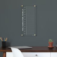 Personalisierbarer Acryl-Kalender Mit Weißem Text | Trocken Abwischbares Wanddekor Eleganter Wandkalender Aus Acryl Für Die Organisation Zu Hause von GirlFridayAcrylics
