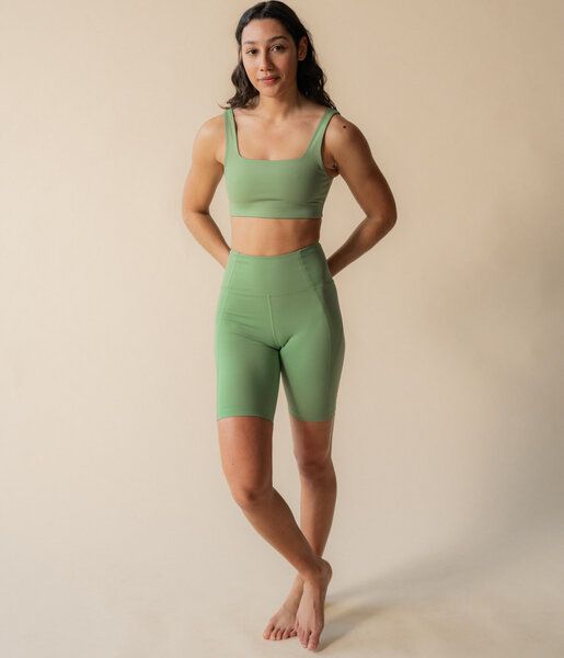 Girlfriend Collective Radlerhose - Bike Shorts High-Rise - aus recyceltem Polyester von Girlfriend Collective