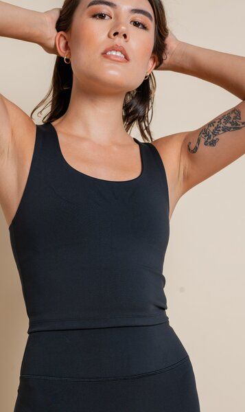 Girlfriend Collective Yoga - Luxe Scoop Tank Top von Girlfriend Collective