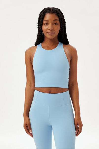 Girlfriend Collective Yoga Top - Dylan Crop Bra - aus recyceltem Polyester von Girlfriend Collective