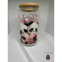 Trinkglas Mit Strohalm Und Deckel Motiv Panda Geschenkgeschenkidee|Trinkglas|Strohhalm|Glasstrohalm|Bambusdeckel|Motiv|Glas Trinkglas Mit Strohalm Und Deckel Motiv Panda Geschenkgeschenkidee|Trinkglas|Strohhalm|Glasstrohalm|Bambusdeckel|Motiv|Glas von GirlyvibesDesiign