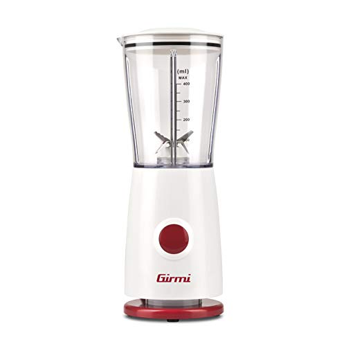 Girmi FR03 Elektrischer Standmixer, 170 W, 4 Klingen aus Edelstahl, 500 ml, Weiß von Girmi