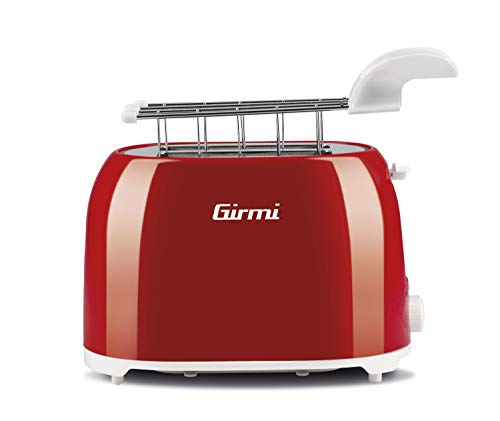 Girmi TP1002 Toaster, 750 W, Kunststoff, Rot von Girmi