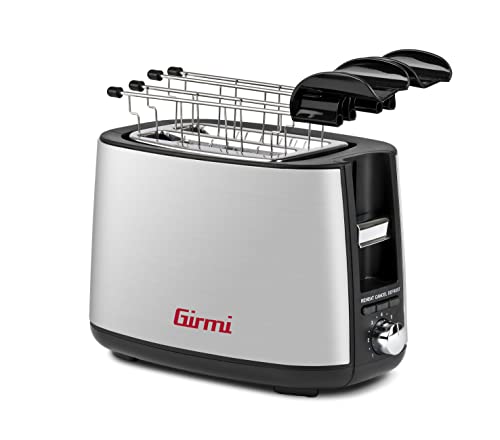 Girmi TP54 Toaster, 750W, 7 Kochstufen, Edelstahl von Girmi