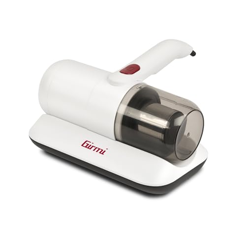 Girmi Vibra-Clean AP25 Milbensauger für Matratzen, 300 W, Starke 12 kPa Saugkraft, UV-Lampe, Doppeltes Filtersystem (Metall + HEPA), Vibrawave-Pads, Entfernt Milben, Allergene & Staub, Leichtgewichtig von Girmi