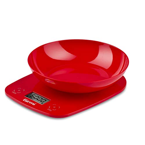 Girmi ps0102 Küchenwaage, 0 Watt, Plastic, Rot von Girmi