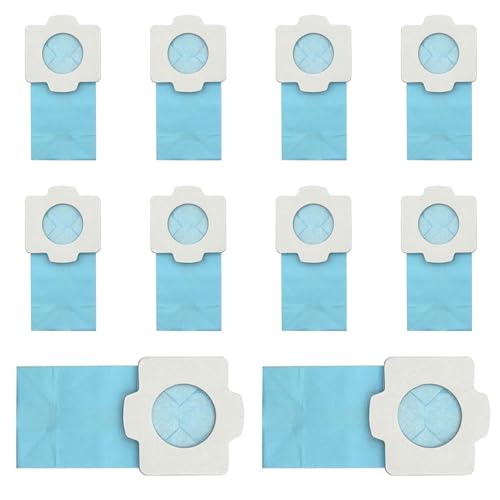 GisWell 10 Stück Staubsaugerbeutel für Makita Staubsauger, Papierfilter für Makita CL072D CL107D CL102D CL105D CL121D CL142FD CL182FD CL184D CL282FD 4093D 4076D 4073D 4072D von GisWell