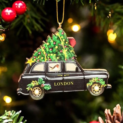 Gisela Graham Baumschmuck London Taxi aus Holz von Gisela Graham