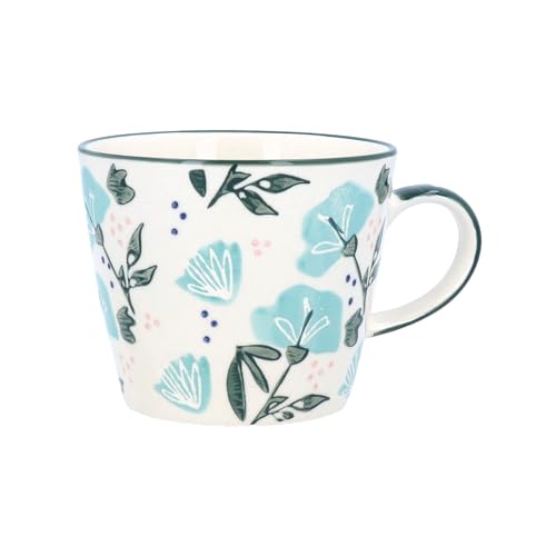 Gisela Graham Blaue Sweetpea Tasse aus Steingut, 32215 von Gisela Graham