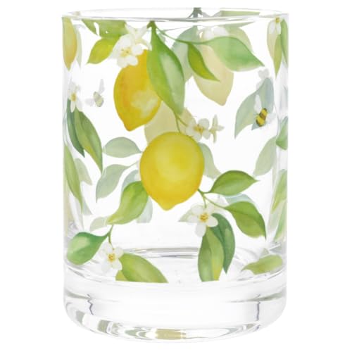 Gisela Graham Glasbecher mit Zitronen- und Bienen-Design von Gisela Graham