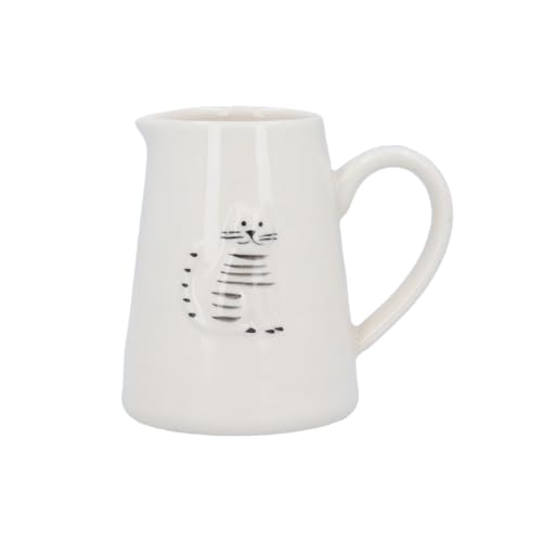 Gisela Graham Mini-Krug mit geprägtem Katzen-Design von Gisela Graham
