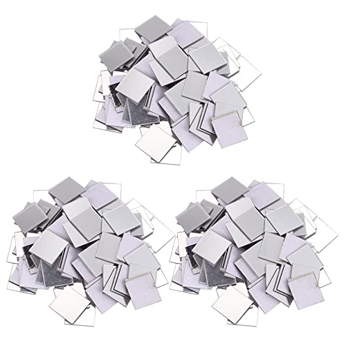Gisoanudt 300 StÜCk Fliesen Wandaufkleber 3D Aufkleber Room Decor Stick (Silber) von Gisoanudt