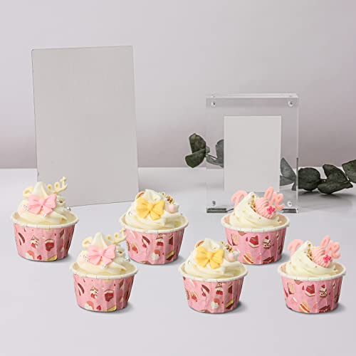 GisooM 6 Stück Gefälschte Cupcakes-Dekoration, Künstlicher Kuchen, Künstliche Simulation Realistischer Lebensmittel, Künstliche Obstkuchen, Simulation Realistischer Cupcake-Brot-Dessert für(#2) von GisooM