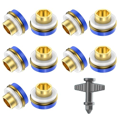 10 Pcs Leckdosen Wasserhahn Gate Dichtungen Messing 10 Pcs Leckdosen Wasserhahn Gate Dichtungen Messing von Gissroys