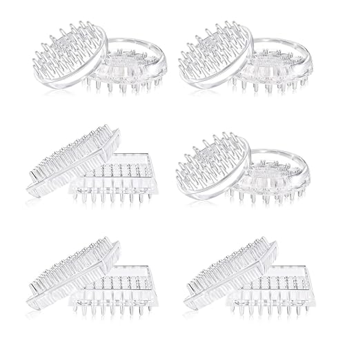 12/16pcs Teppichschutz Durch Klare Plastik Caster Cups Bequemer Berührung Mit Möbelbecher Für Sofas Tische Stühle Möbel Caster Cup von Gissroys