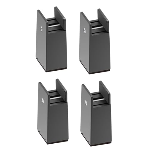 2 Zoll robuster Bettheber mit stabiler Basis, tragbare Möbelheber, Set mit 4 für Couchtisch, Schreibtisch, Lagerung, Bettheber, Höhensatz von Gissroys
