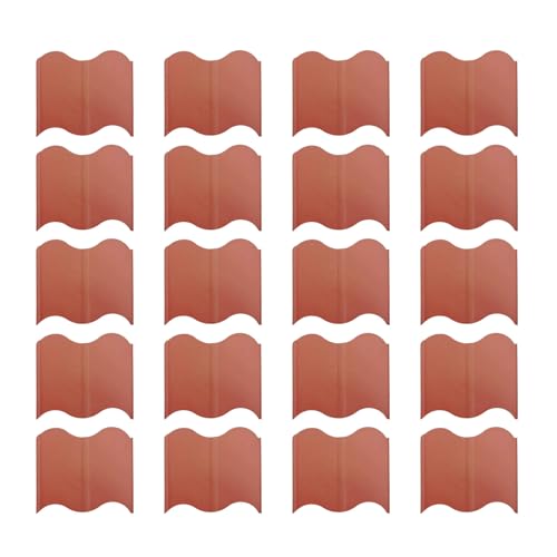 Gissroys 20pcs Gärten Zaun Freien Erdungsrandzaun Dekorative Grenzpflanze Stütze Steckplastik von Gissroys