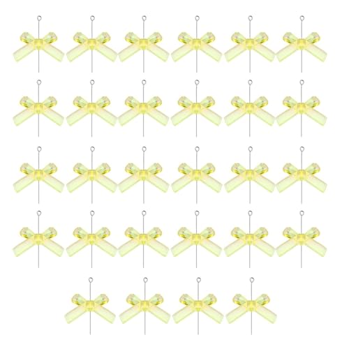 28 transparente Acryl-Schleifenperlen für Schmuckherstellung, Basteln, Charm-Zubehör und Heimdekoration, Verzierungen, Schleifenperlen 28 transparente Acryl-Schleifenperlen für Schmuckherstellung, Basteln, Charm-Zubehör und Heimdekoration, Verzierungen, Schleifenperlen von Gissroys