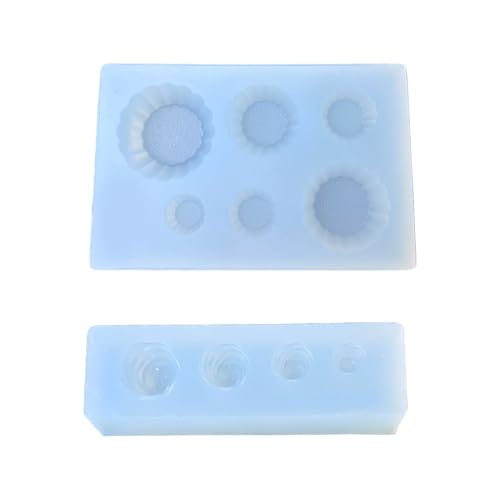 2pcs Lebensmittelqualität Silikon Eisformen Für Harzhandwerk Schmuck Die Wiederverwendbares Schimmelpilz Mit Detailliertem Design Harz Formen Machen 2pcs Lebensmittelqualität Silikon Eisformen Für Harzhandwerk Schmuck Die Wiederverwendbares Schimmelpilz Mit Detailliertem Design Harz Formen Machen von Gissroys