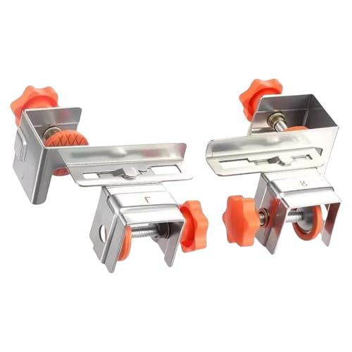 2pcs Praktische Edelstahlschrank Seitenmontage Clip Clip Sturdy Drawer Stabilisatoren Einfache Installationsdesigns Rostfeste Schubladenverkleidung von Gissroys