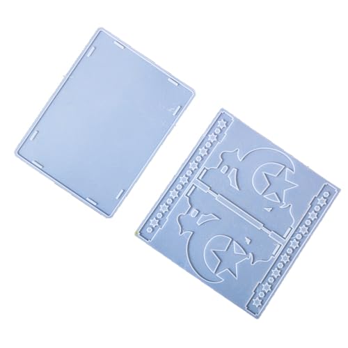 2pcs Praktische Robuste Silikonform Set Accessoire Für Kreative Mondsternburgen Tabletts Geeignet Für Heimfeiern Kuchen Schokolade Gelee Schimmel von Gissroys