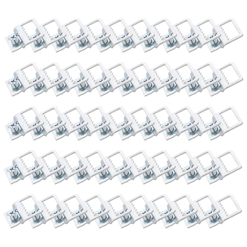 50pcs Robuste Aluminiumlegierung Bilderrahmen Montagehaken Mit Schrauben Ideal Zum Aufhängen Von Kunst Wohnzimmer Oder Galerie Rahmen Hängesatz 50pcs Robuste Aluminiumlegierung Bilderrahmen Montagehaken Mit Schrauben Ideal Zum Aufhängen Von Kunst Wohnzimmer Oder Galerie Rahmen Hängesatz von Gissroys