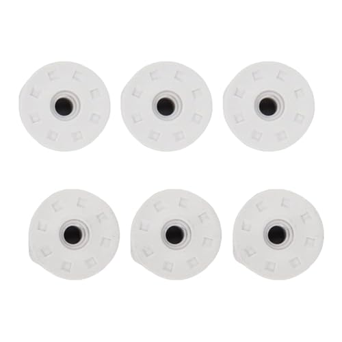 6pcs Toilettensitz Hardware Ersatz 6mm Gewinde Plastikmutter Waschmaschine Einfache Installation Für Scharniere Stabilität Toilettensitzscharniere Ersatz von Gissroys