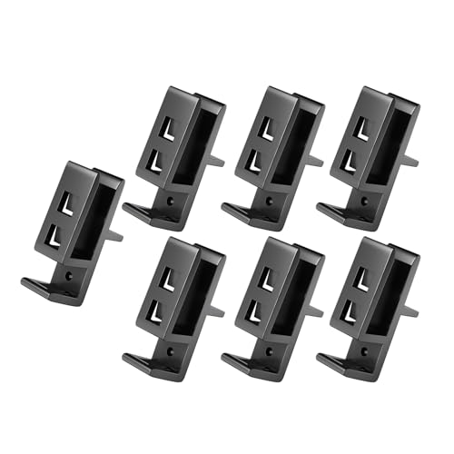 7 Stück Holzbrett-Befestigungsclip für Kleiderschrank- und Schrankverschlüsse mit innovativen Schnallen-Designs, praktisches Möbel-Installationswerkzeug von Gissroys