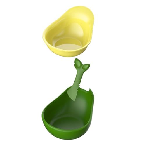 Avocado Katzenschale Mit Verschüttungsuntersuchter Basis Und Dose Öffnen Für Lebensmittel Wasser Die Plastikschale Leicht Zu Reinigen Räumlich Sparende Katzen Feeder Set Avocado Katzenschale Mit Verschüttungsuntersuchter Basis Und Dose Öffnen Für Lebensmittel Wasser Die Plastikschale Leicht Zu Reinigen Räumlich Sparende Katzen Feeder Set von Gissroys
