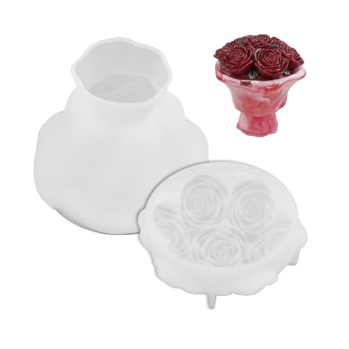 Blütenförmige Epoxidharzform Bouquet Schmuckhalter Form Für Handgefertigte Kerzen Und Dekorative Aufbewahrungsboxen Form Glas Silikonformen Blütenförmige Epoxidharzform Bouquet Schmuckhalter Form Für Handgefertigte Kerzen Und Dekorative Aufbewahrungsboxen Form Glas Silikonformen von Gissroys