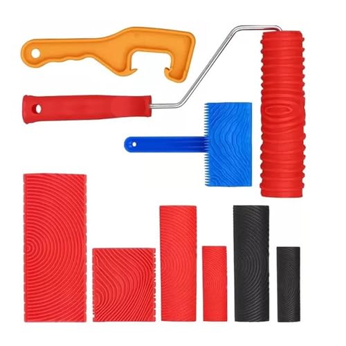 Craft Friendly Gummi Textur Roller Produziert Natürliches Holzmuster Wandmalerei Werkzeug Für Haus Renovierungen Projekte Gummiholzkörner Roller Craft Friendly Gummi Textur Roller Produziert Natürliches Holzmuster Wandmalerei Werkzeug Für Haus Renovierungen Projekte Gummiholzkörner Roller von Gissroys