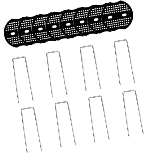 Erdanker, rostbeständige Heringe, Zaunpfahl, Grasnadeln, ideal für Gartenvlies, Barriere, Stoff und Zelte, Landschaftsbau von Gissroys